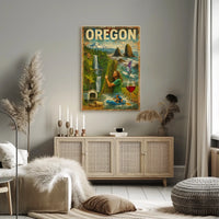 Discover Oregon Poster