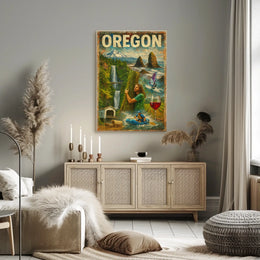 Discover Oregon Poster