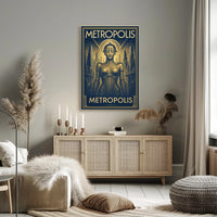 Metropolis  Art Deco Futurism Poster PosterGoat