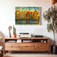 Colorful Curaçao Poster