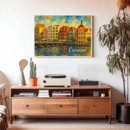 Colorful Curaçao Poster