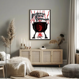 Ray Newton Mystic Entertainer Vintage Art Nouveau Poster