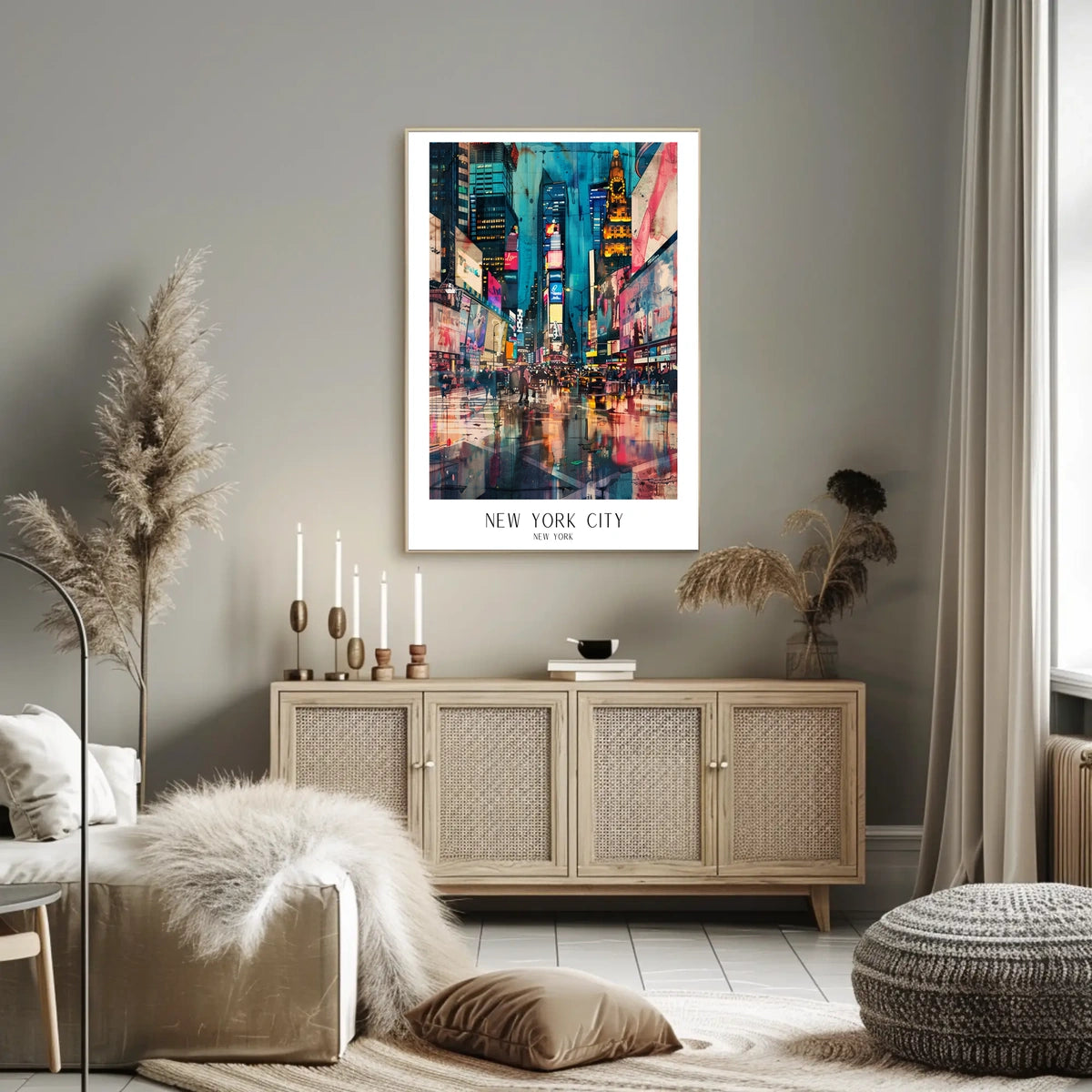 Vibrant New York City Poster