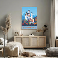 Neuschwanstein Castle Enchantment Travel Poster