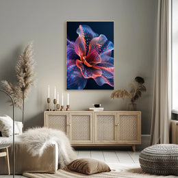 Neon Bloom Poster PosterGoat
