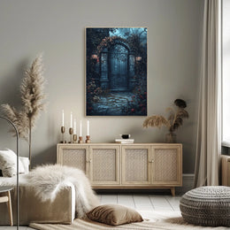 Enchanted Iron Gate Print: Cultural Heritage Poster