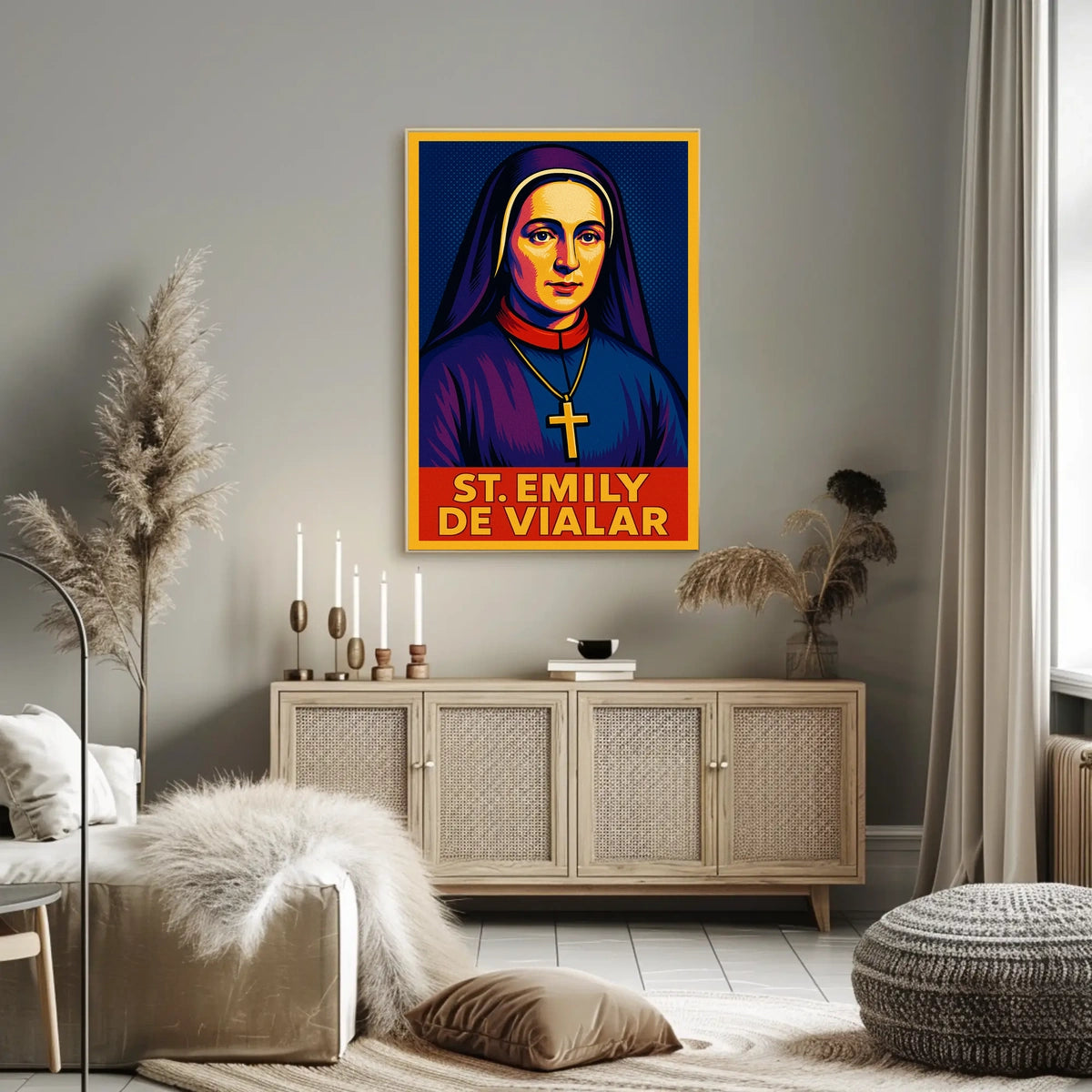 St. Emily de Vialar Poster