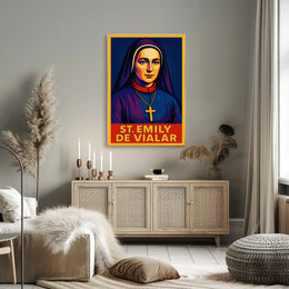 St. Emily de Vialar Poster