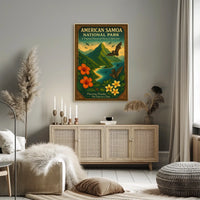 American Samoa Tropical Escape National Park Poster