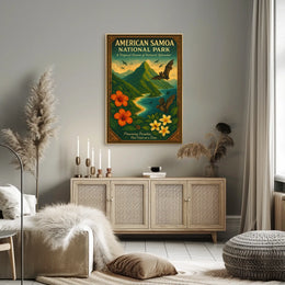 American Samoa Tropical Escape National Park Poster