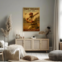 Troy Trojans Pioneers Of The Diamond Poster