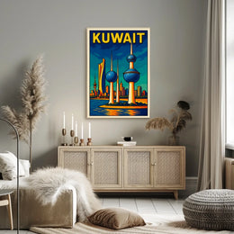 Kuwait Cityscape Poster