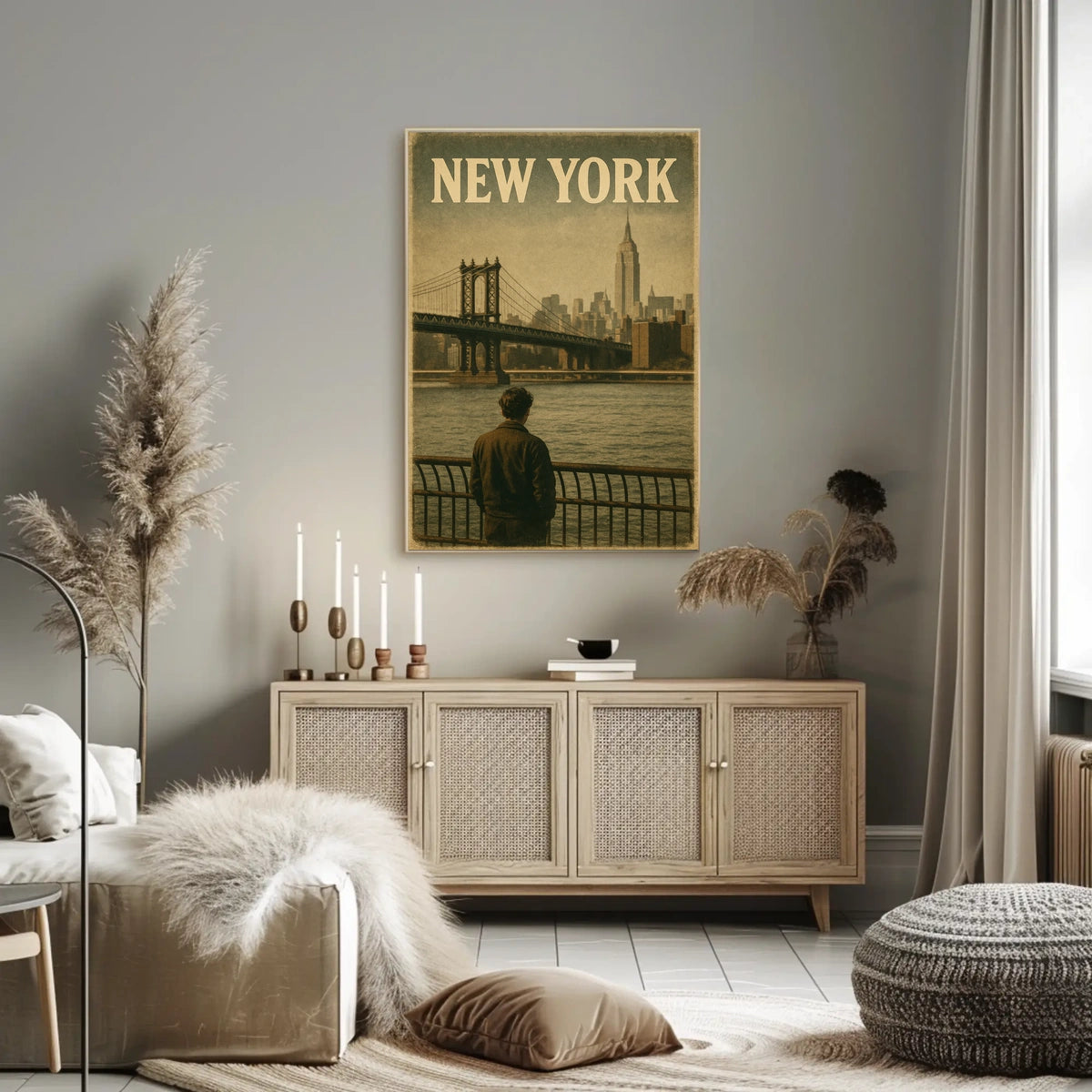 New York Skyline Poster