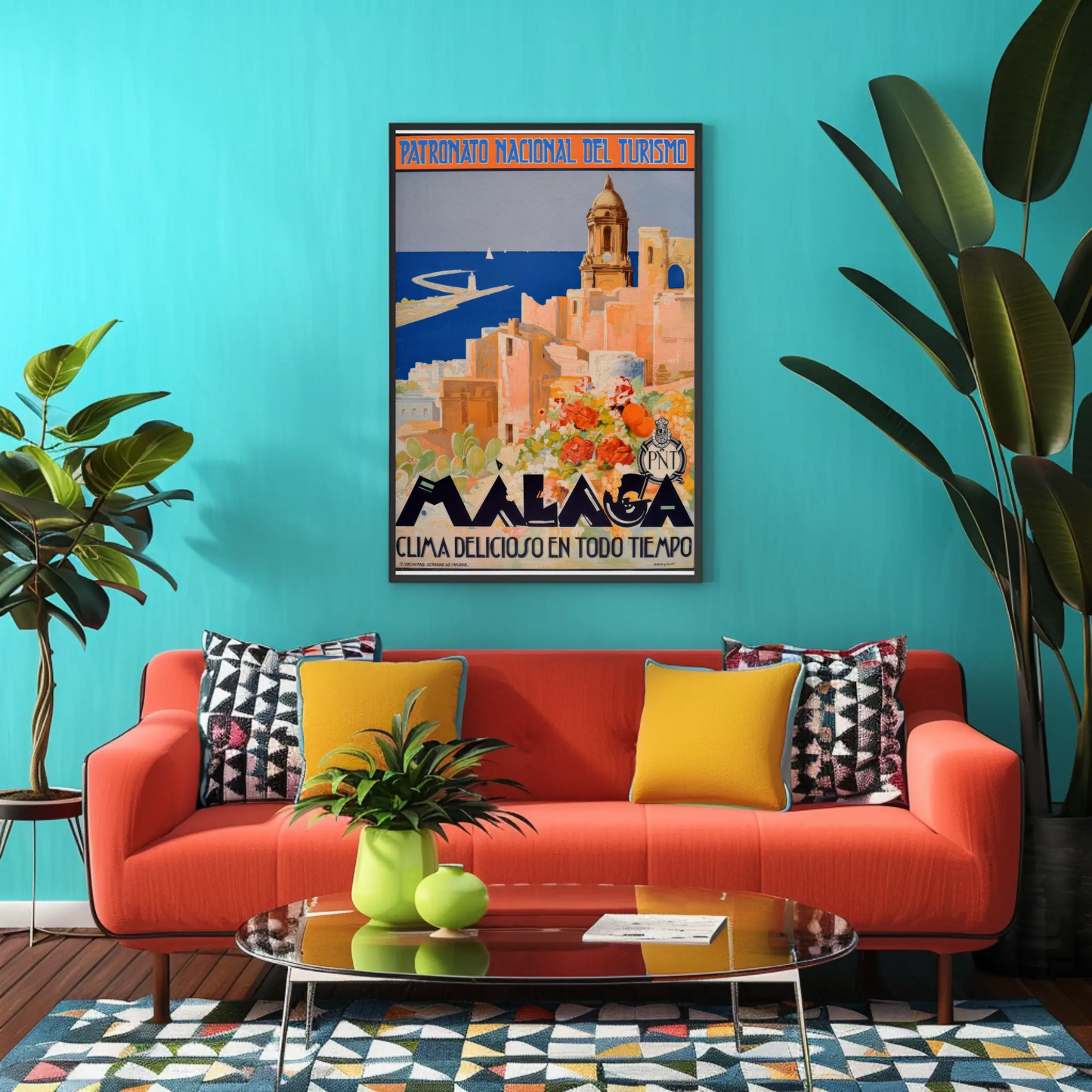 Visit Malaga, Spain Poster