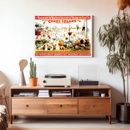 The Great Coney Island Water Carnival Poster