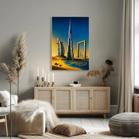 Dubai's Iconic Skyline Poster