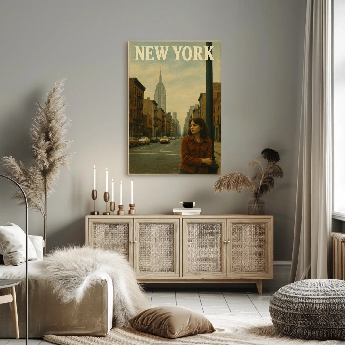 New York Street Scene Poster