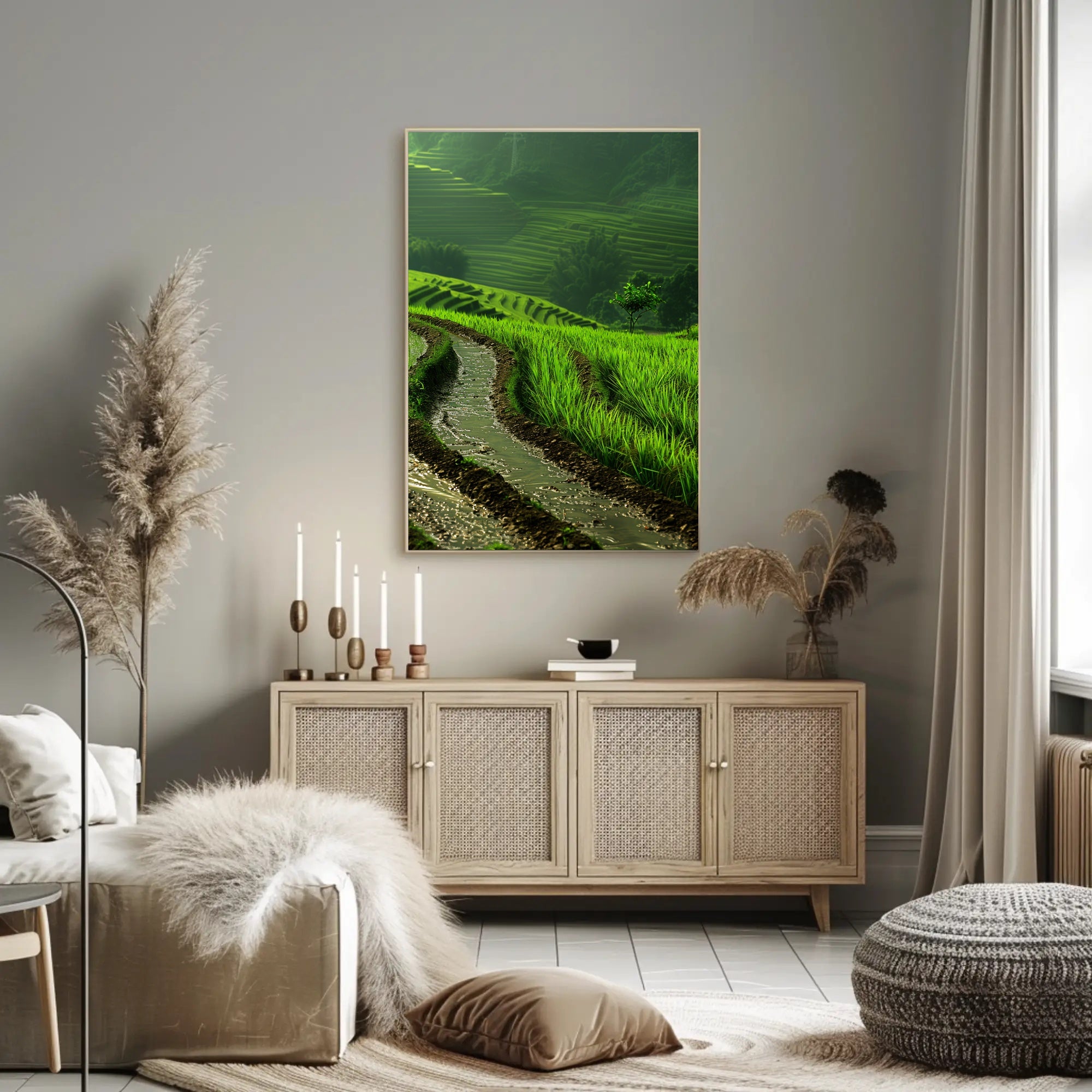 Terraced Rice Fields Southeast Asia Cultural or Heritage Poster PosterGoat
