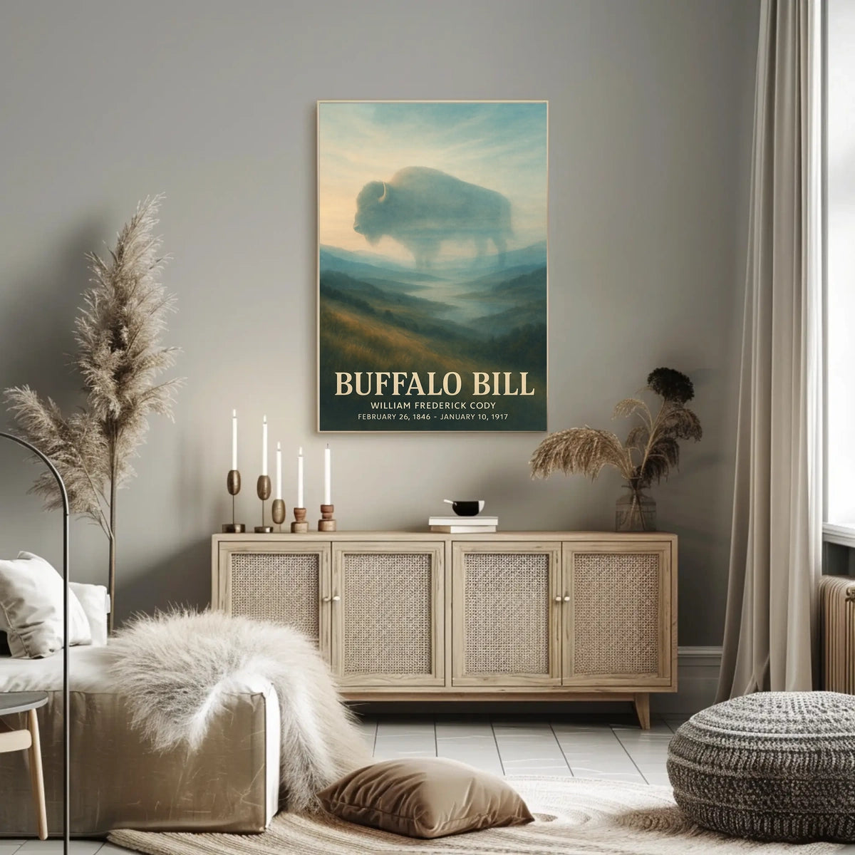 Buffalo Bill Heritage Historical Poster