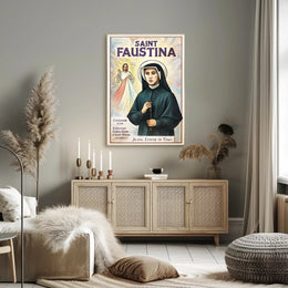 Saint Faustina Poster PosterGoat