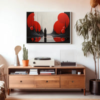 Enigma and Solitude Abstract Artistic Poster