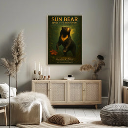 Sun Bear Jewel of the Rainforest Poster