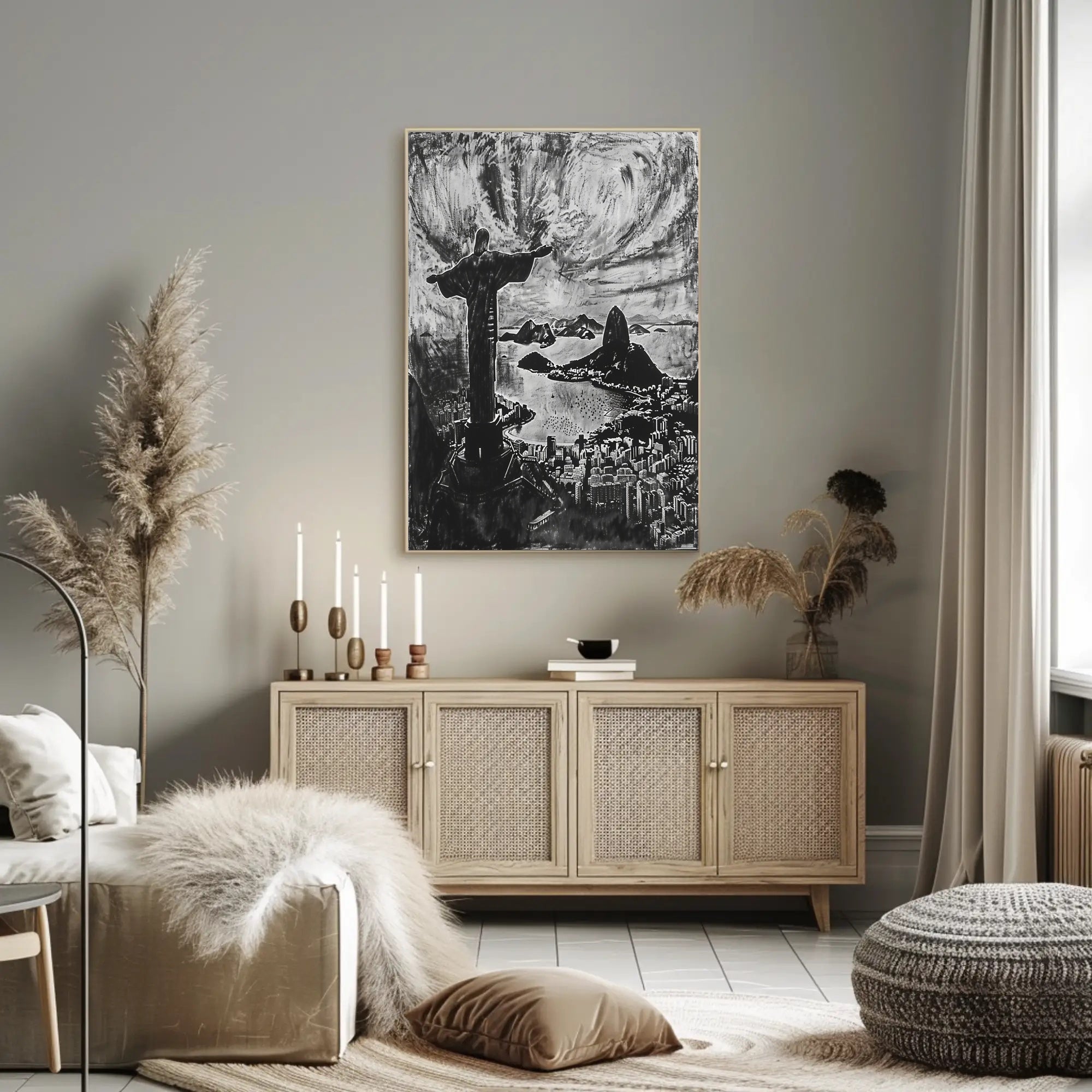 Christ The Redeemer Over Rio Poster