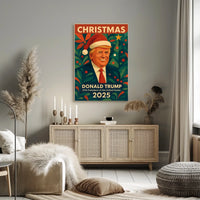 Christmas Cheer in Santa Style - Artistic Poster