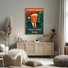 Christmas Cheer in Santa Style - Artistic Poster