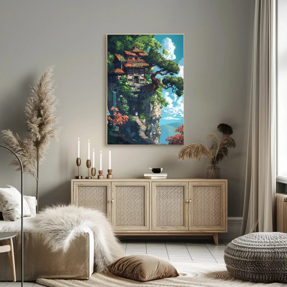 Enigmatic Visual Storytelling Art Poster