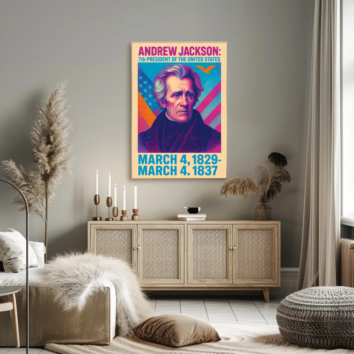 Andrew Jackson 7Th President Poster