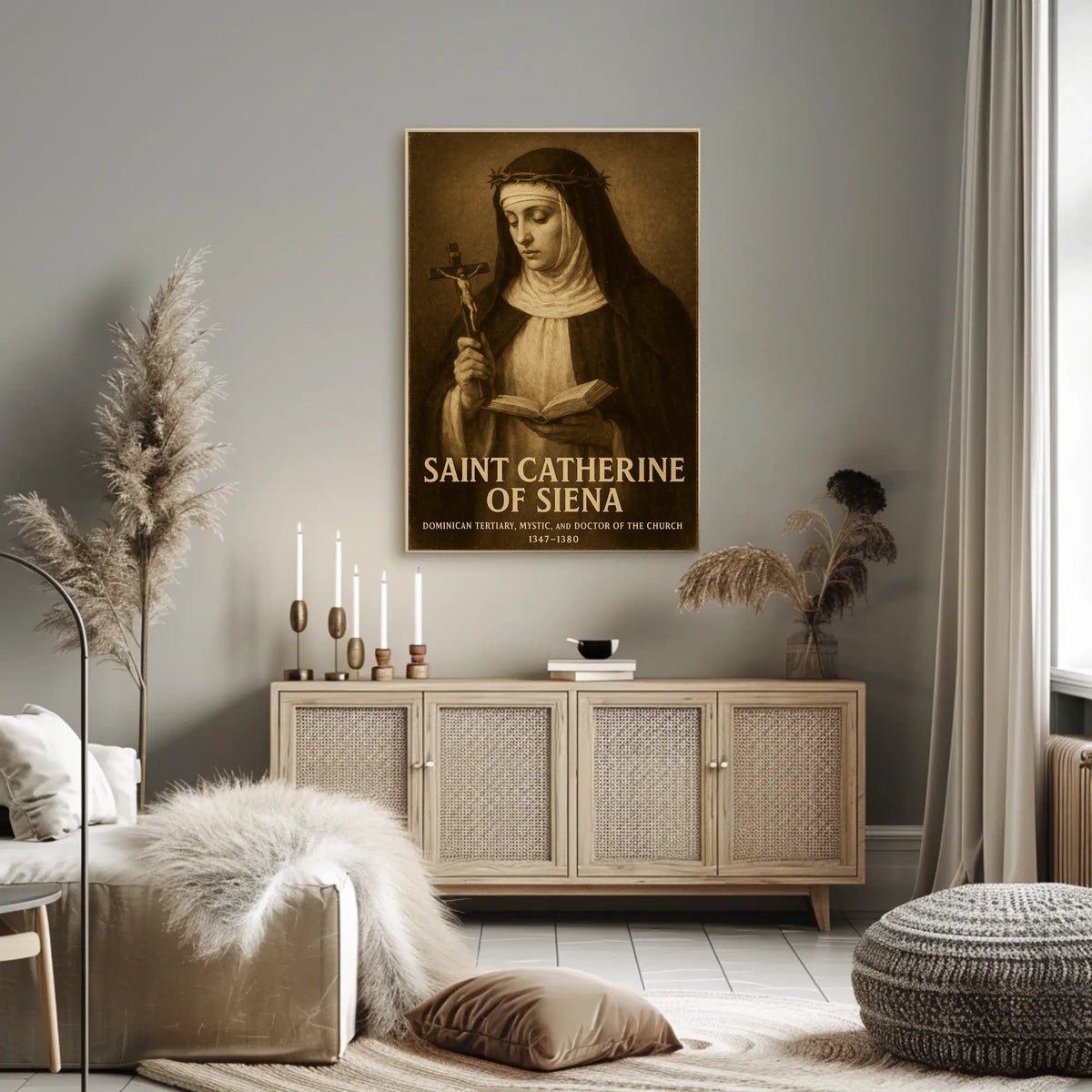 Saint Catherine Of Siena Poster