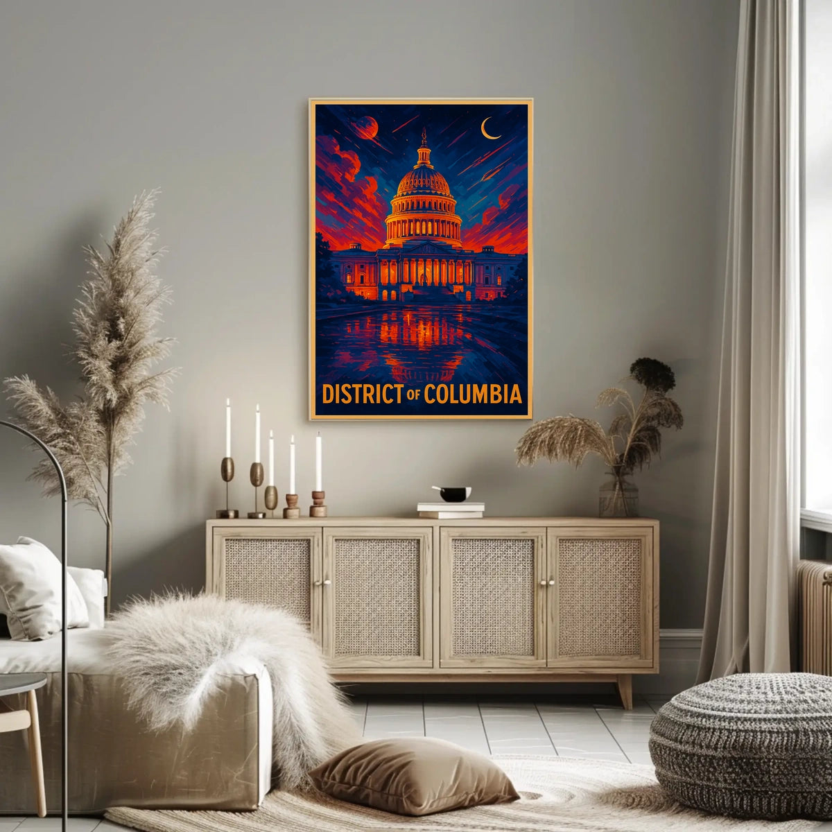District Of Columbia Capitol Poster