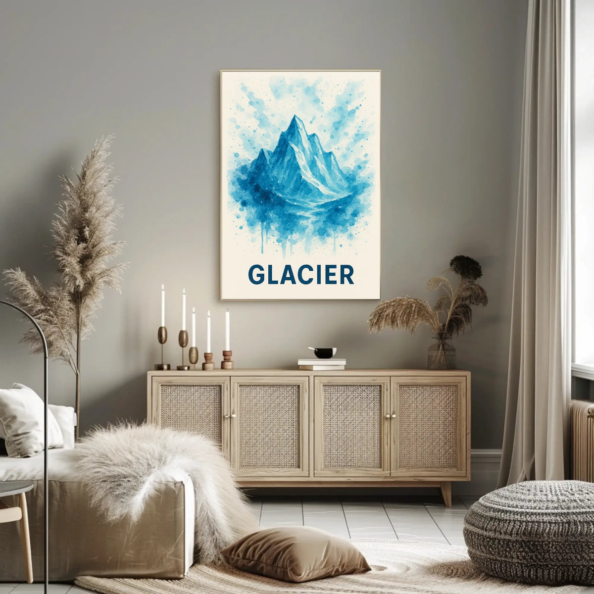 Glacier Majesty Poster