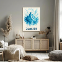 Glacier Majesty Poster