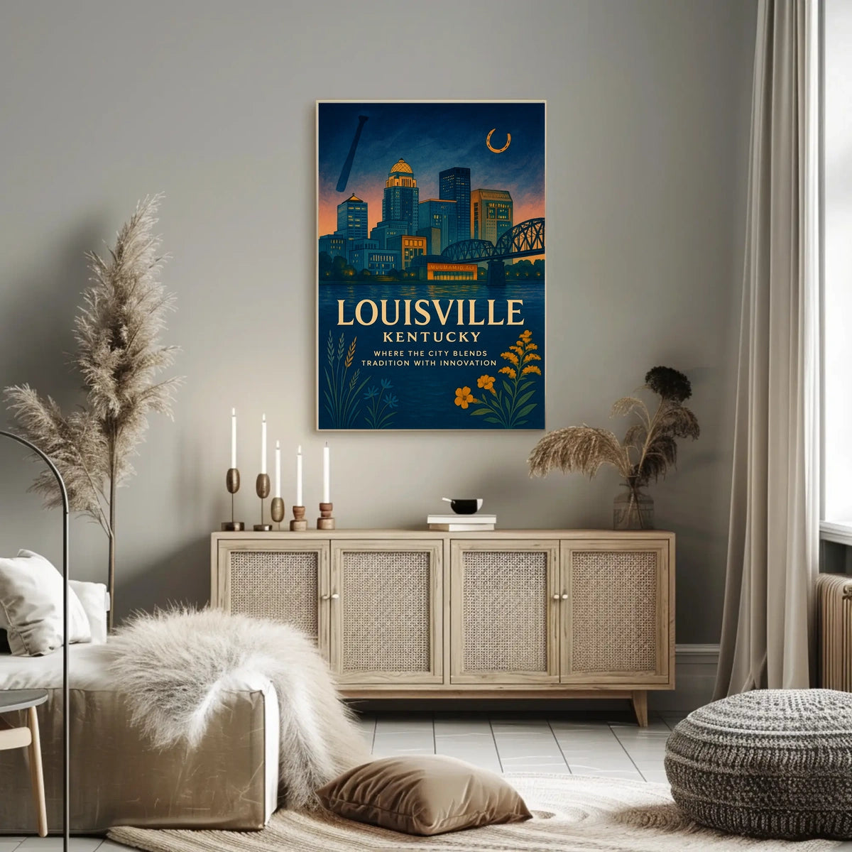 Louisville, Kentucky Tradition Meets Innovation Poster