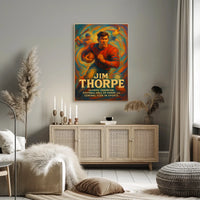Honoring a Sports Icon Jim Thorpe Poster