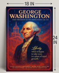 George Washington 1st President Poster PosterGoat