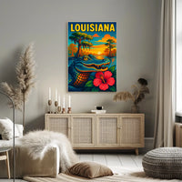 Louisiana Wildlife Poster