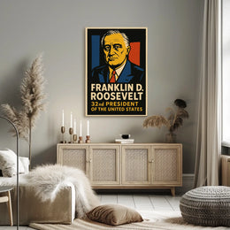 Franklin D. Roosevelt 32Nd President Poster