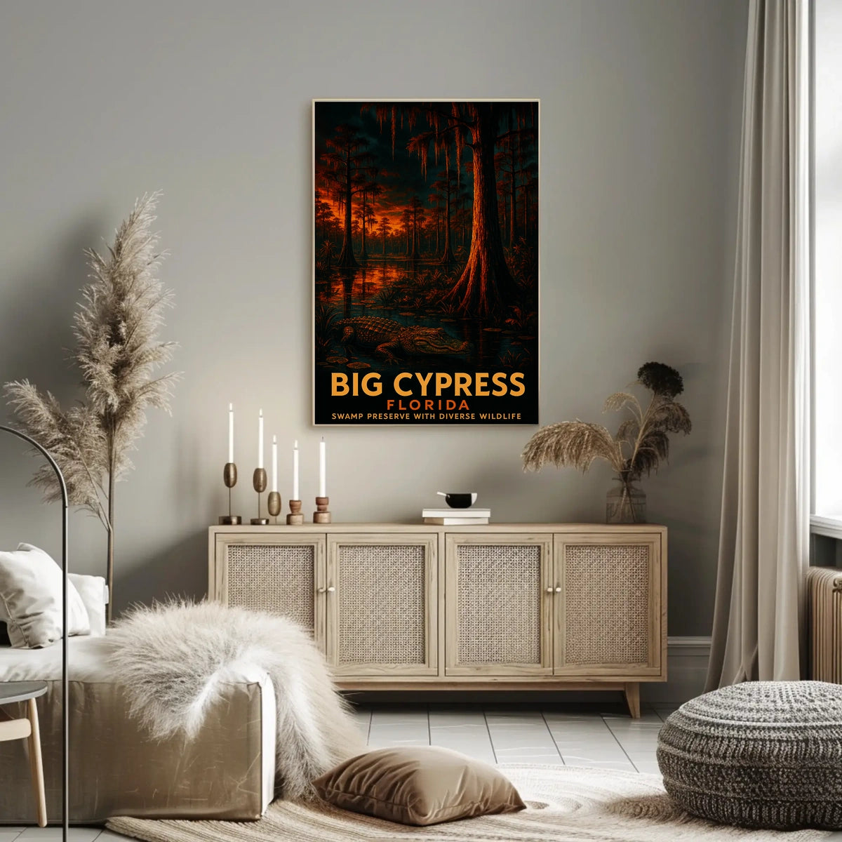 Big Cypress Florida Swamp Preserve Poster