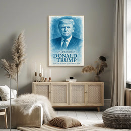 Commanding Presence The Donald Trump Portrait Poster