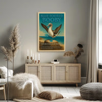 Blue-footed Booby Natures Dance of Wonder Poster