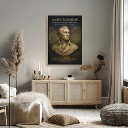 James Monroe Legacy Historical or Presidential Poster