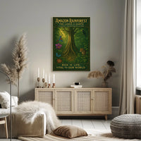Amazon Rainforest The Lungs of Earth Poster