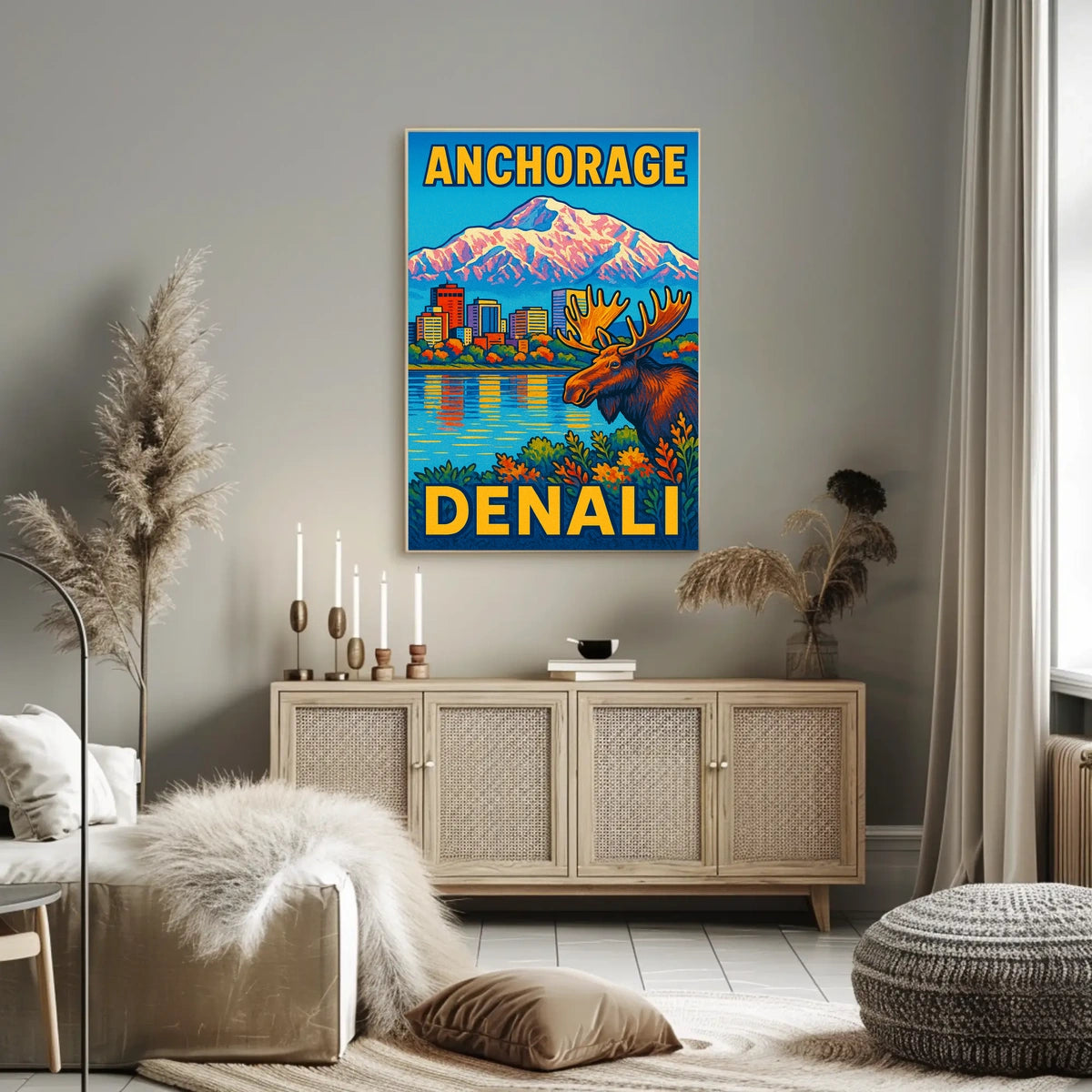 Anchorage Denali Poster