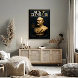 Grover Cleveland Vintage Presidential Historical or Presidential Poster PosterGoat