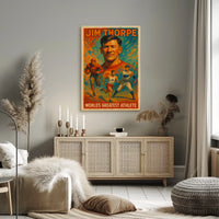Celebrating Jim Thorpe A Tribute to a Sports Icon Poster