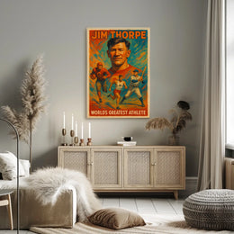 Celebrating Jim Thorpe A Tribute to a Sports Icon Poster
