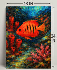 Vibrant Underwater World Poster PosterGoat